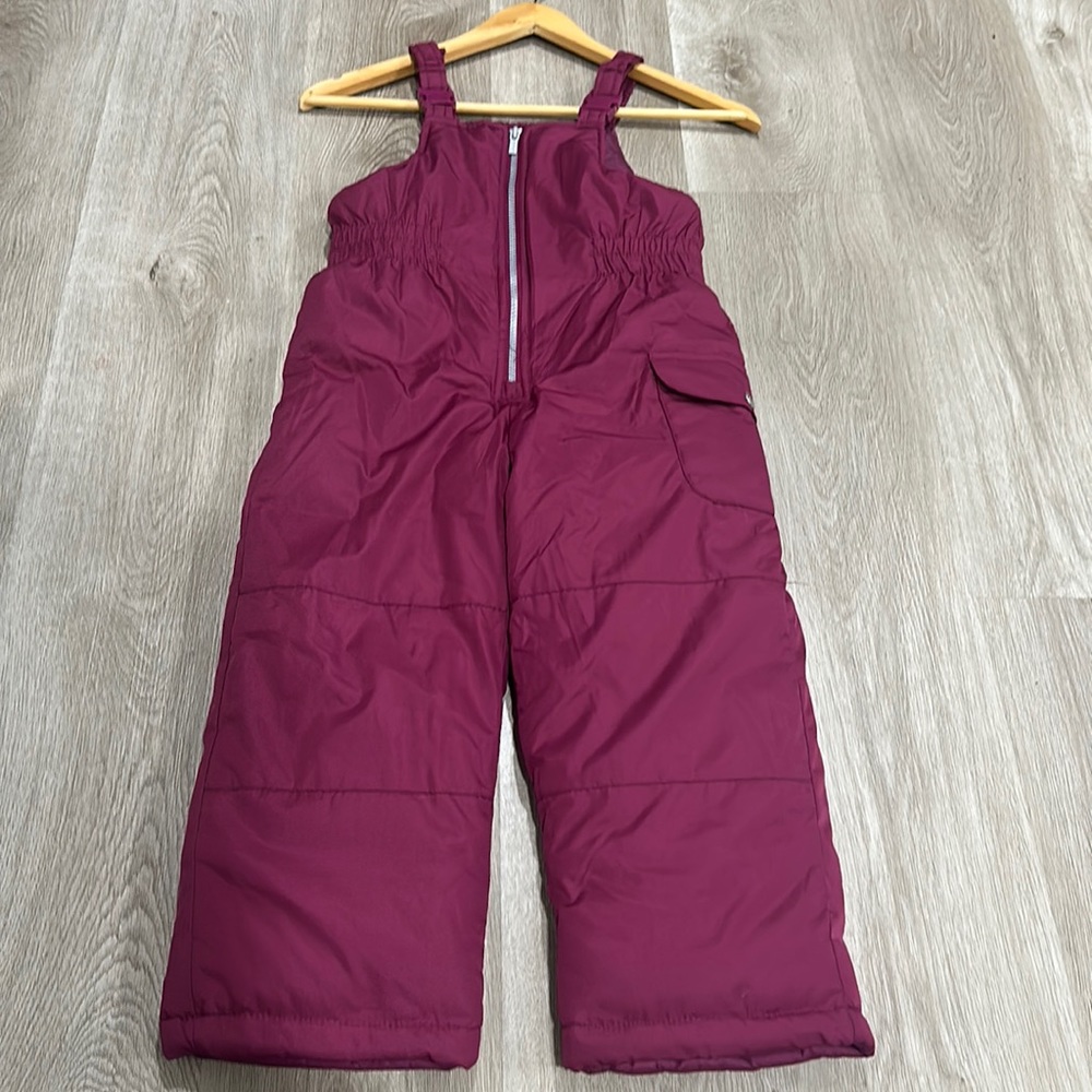 Carter's Girls Snow Bib Ski Pants Snowsuit Size 4/5